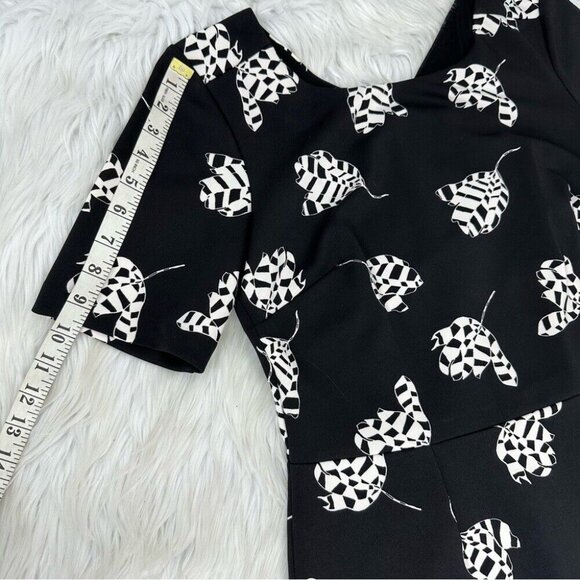 Vince Camuto Women’s Contemporary Black Floral Quiet Luxury Career Dress S/C34‎ - Picture 12 of 13